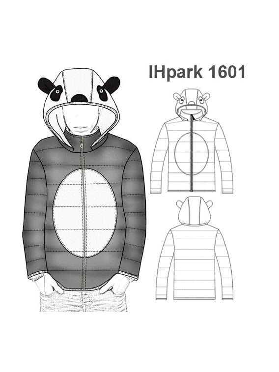 PARKA CON GORRO NIÑO 1601