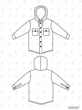 MOLDE CAMISA CAMISACO HOMBRE 2507