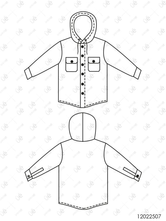 MOLDE CAMISA CAMISACO HOMBRE 2507