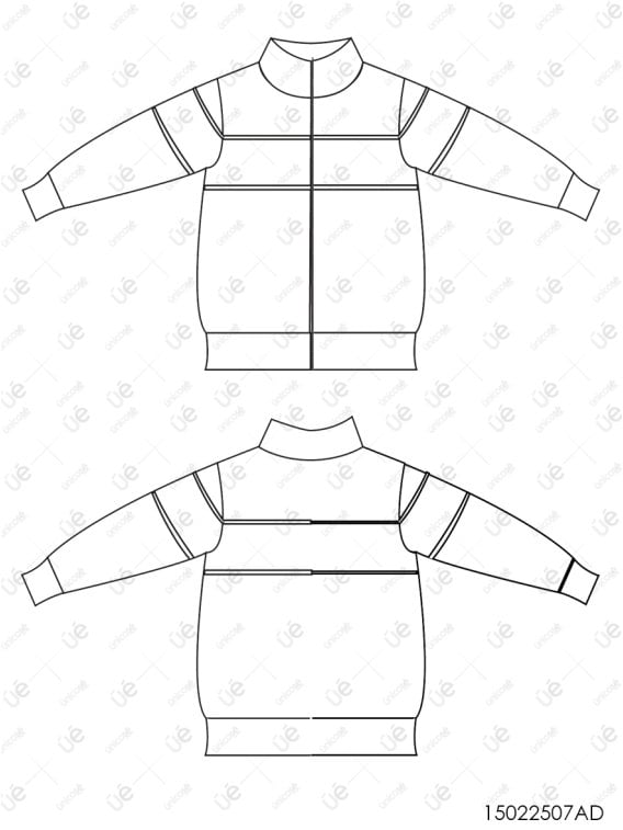 MOLDE CHAQUETA ESCOLAR 2507AD