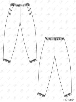 MOLDE DEPORTE PANTALON HOMBRE 2517