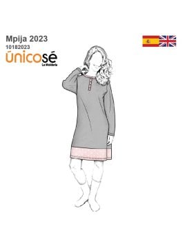 MOLDE PIJAMA 1 PIEZA MUJER 2023