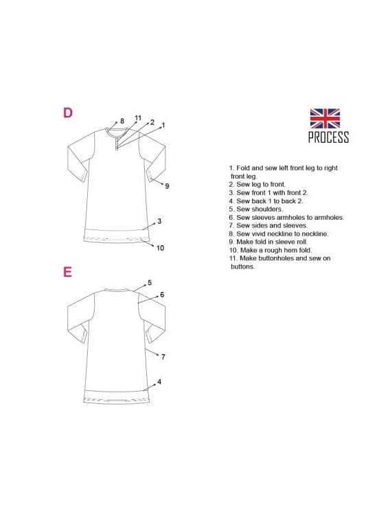 MOLDE PIJAMA 1 PIEZA MUJER 2023