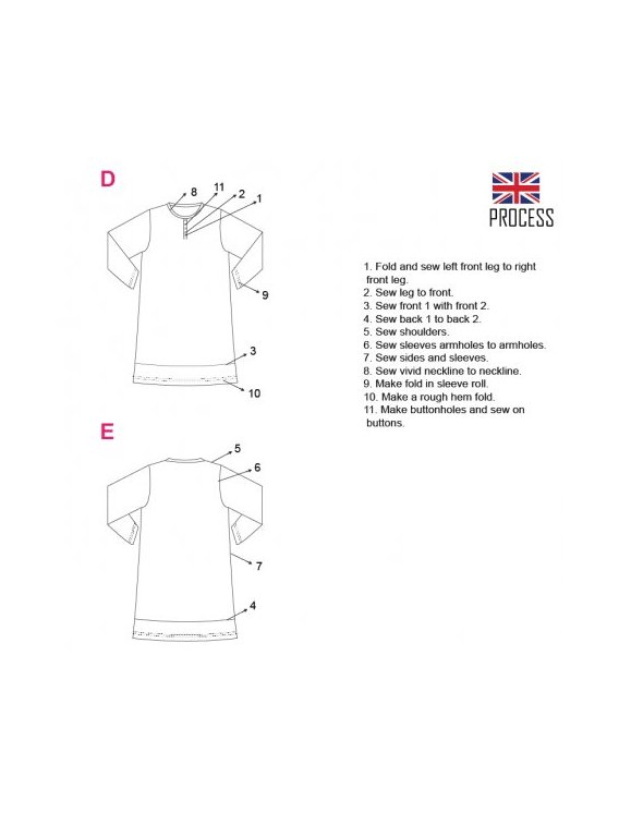 MOLDE PIJAMA 1 PIEZA MUJER 2023