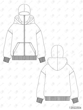 MOLDE POLERON CON BALACLAVA HOMBRE 2506