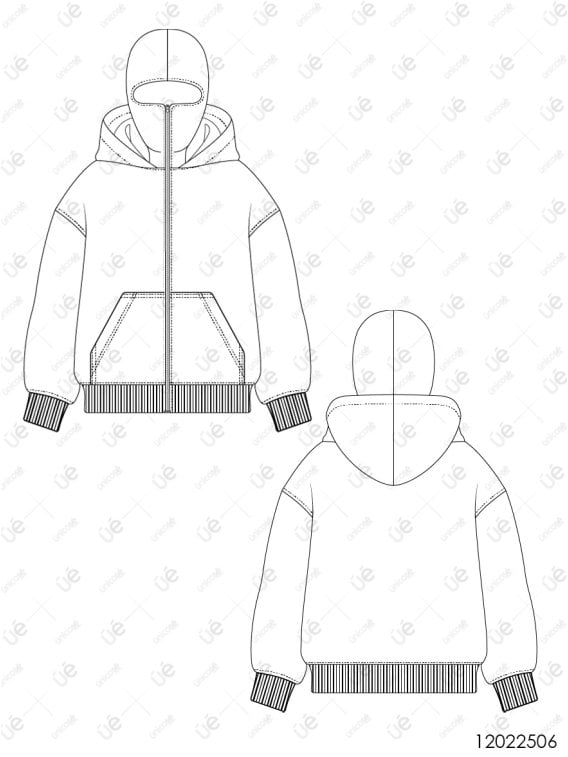 MOLDE POLERON CON BALACLAVA HOMBRE 2506