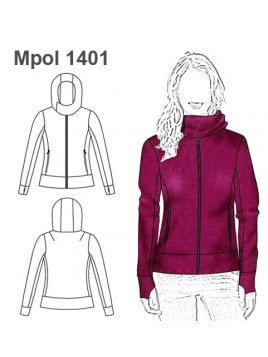 POLERON MUJER CAPUCHON