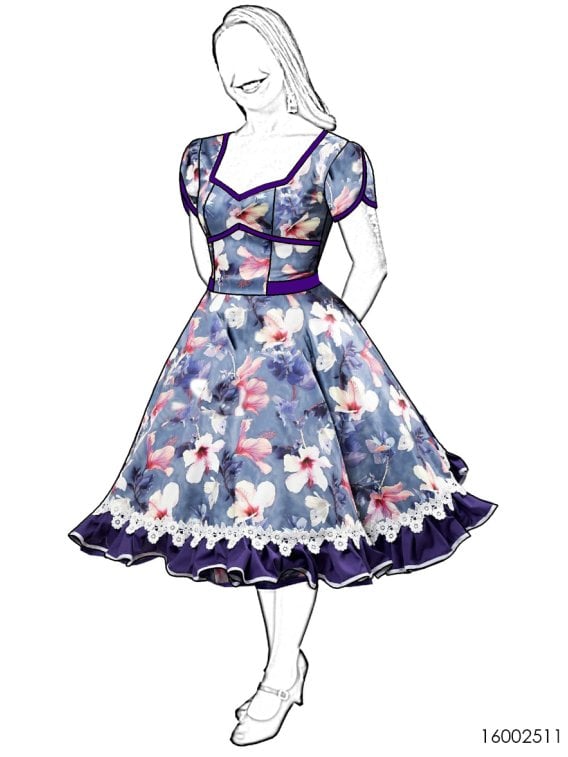 MOLDE VESTIDO HUASA RT 2511