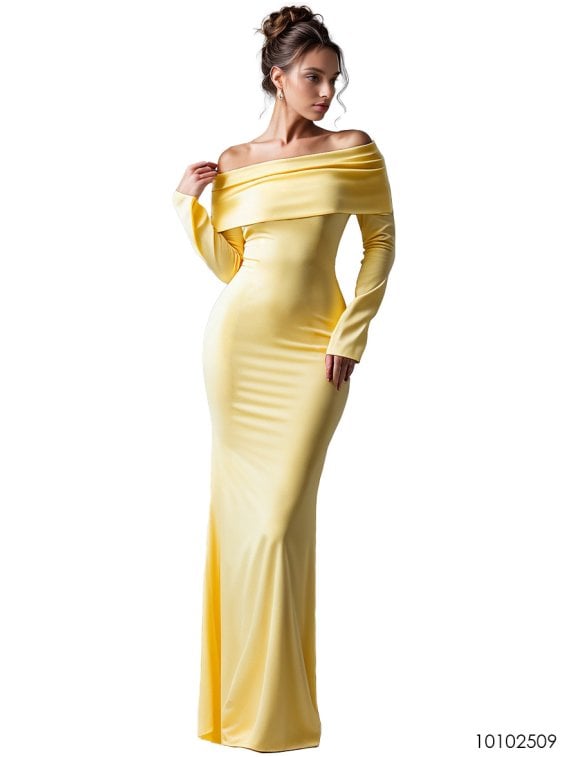 MOLDE VESTIDO LARGO MUJER 2509