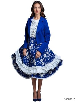 MOLDE VESTIDO HUASA Y CHAQUETA RT 2510