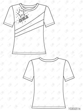 MOLDE DEPORTE CAMISETA CHILE 2516