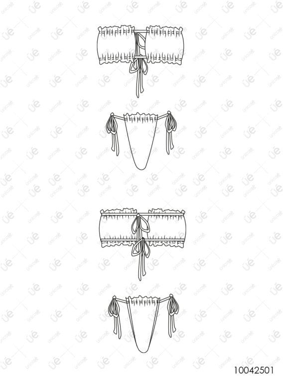 MOLDE TRAJE DE BAÑO 2 PIEZAS MUJER 2501