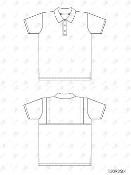 MOLDE POLERA BASICA HOMBRE 2501