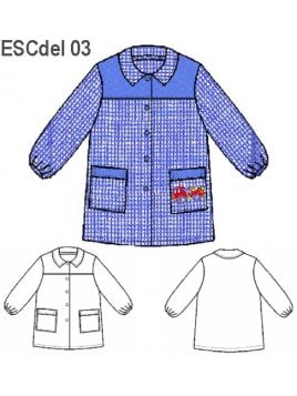 DELANTAL PARVULO ESCOLAR 0903