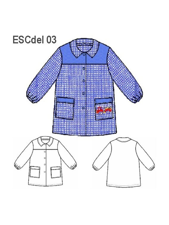 DELANTAL PARVULO ESCOLAR 0903