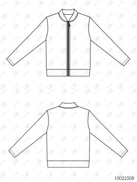 MOLDE CHAQUETA BOMBER MUJER 2508