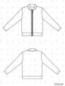 MOLDE CHAQUETA BOMBER MUJER 2508