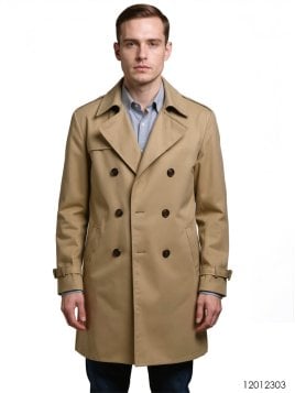 MOLDE ABRIGO TRENCH HOMBRE 2303