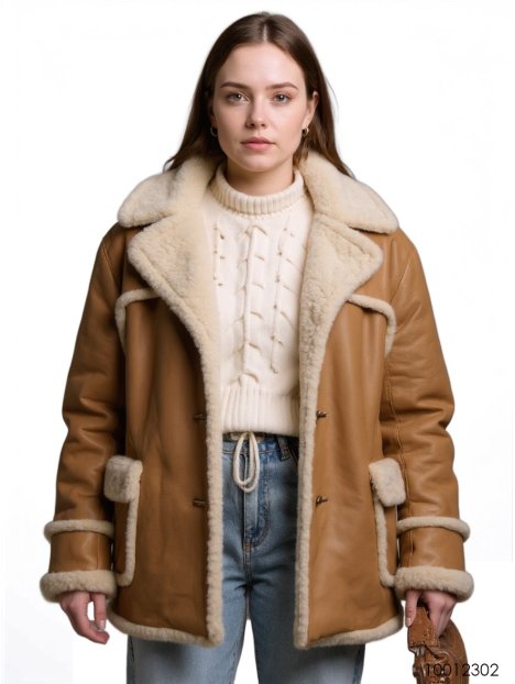 MOLDE ABRIGO AVIADOR MUJER 2302