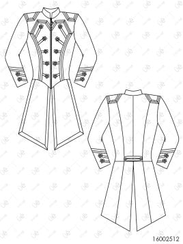 MOLDE FRAC TIPO MILITAR HOMBRE RT 2512