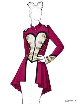 MOLDE FRAC TIPO MILITAR MUJER 2513