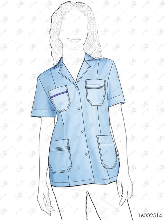 MOLDE TRABAJO CHAQUETA MUJER 2514