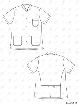 MOLDE TRABAJO CHAQUETA MEDICO 2515