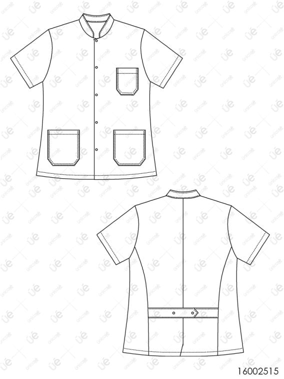 MOLDE TRABAJO CHAQUETA MEDICO 2515