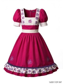 VESTIDO HUASA INFANTIL RT 1109