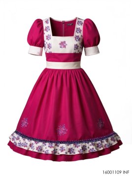 VESTIDO HUASA INFANTIL RT 1109