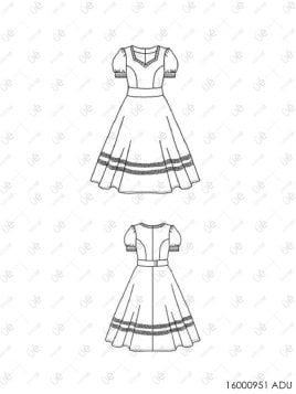 VESTIDO HUASA ADULTO RT 1109