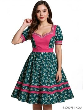 VESTIDO DE HUASA ADULTO RT 0951