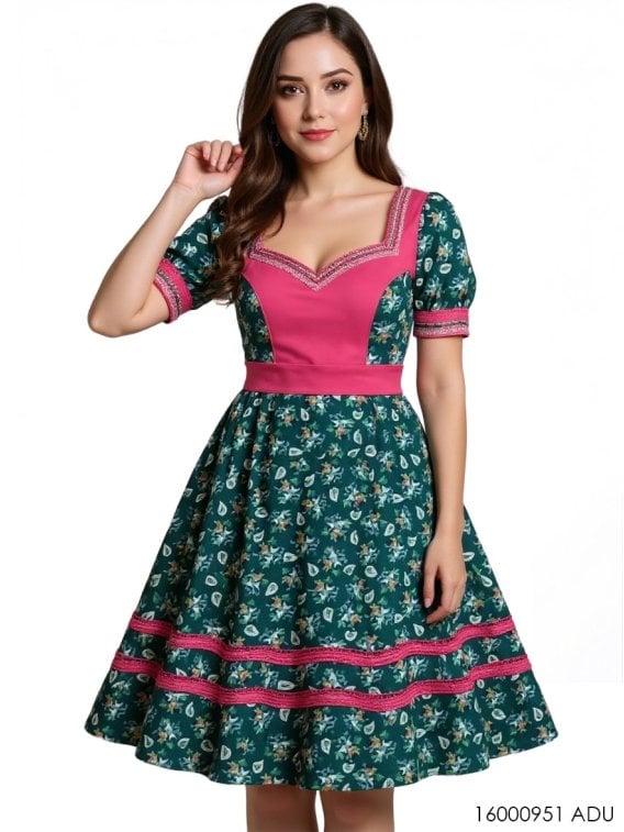 VESTIDO DE HUASA ADULTO RT 0951