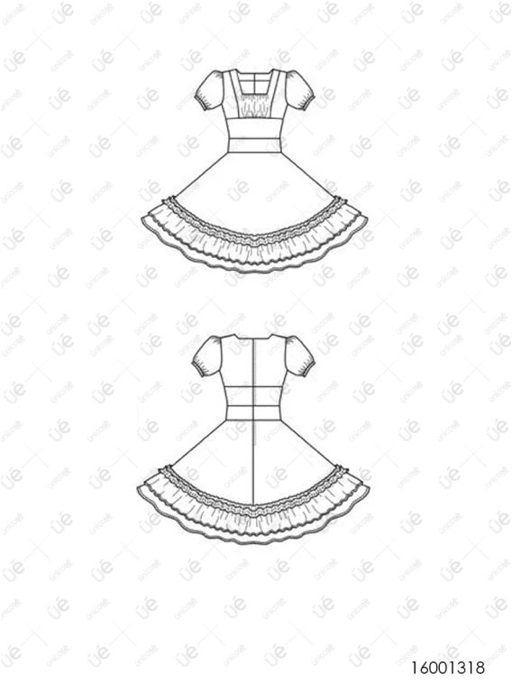 VESTIDO DE HUASA RT 1318