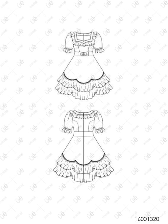 VESTIDO DE HUASA RT 1320