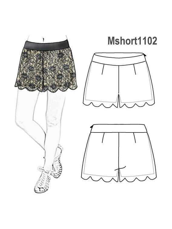 SHORT FALDA MUJER 1102