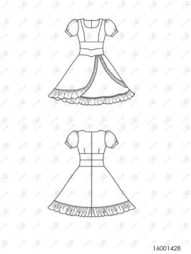 VESTIDO DE HUASA RT 1428