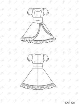 VESTIDO DE HUASA RT 1428