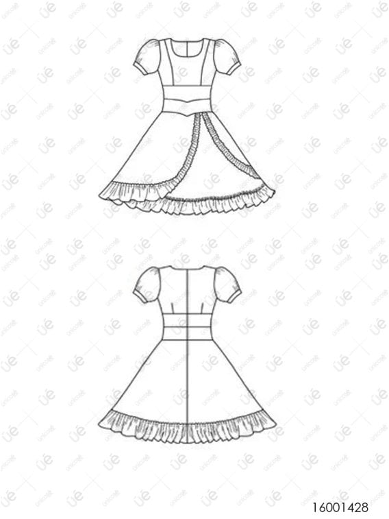 VESTIDO DE HUASA RT 1428
