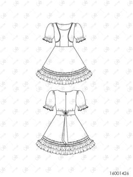 VESTIDO DE HUASA RT 1426