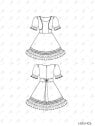VESTIDO DE HUASA RT 1426