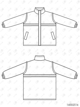 MOLDE TRABAJO PARKA HOMBRE 2516