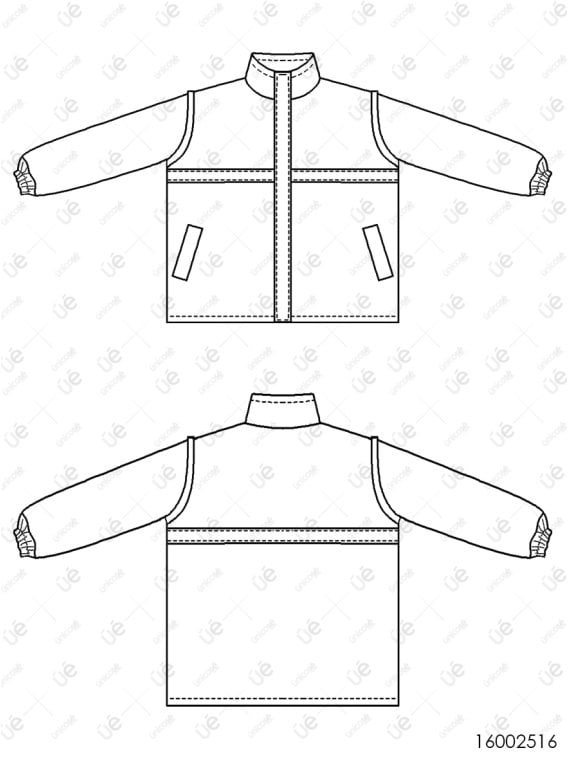 MOLDE TRABAJO PARKA HOMBRE 2516