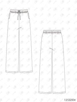 MOLDE PANTALON JOGGER BAGGY HOMBRE 2504