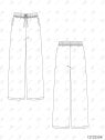 MOLDE PANTALON JOGGER BAGGY HOMBRE 2504