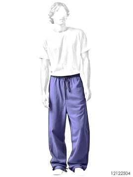 MOLDE PANTALON JOGGER BAGGY HOMBRE 2504