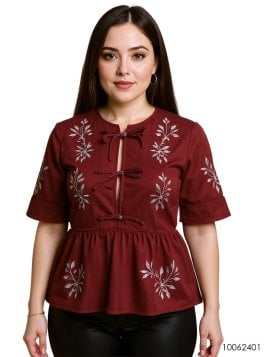 MOLDE BLUSA VUELOS MUJER 2401