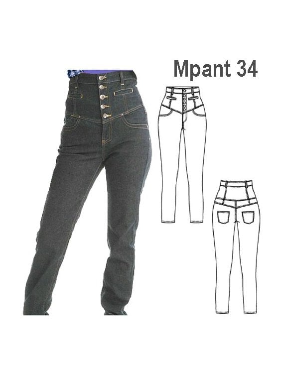 PANTALON JEANS MUJER 0934
