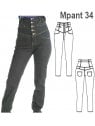 PANTALON JEANS MUJER 0934
