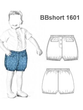 SHORT BOMBACHO BEBE 1601